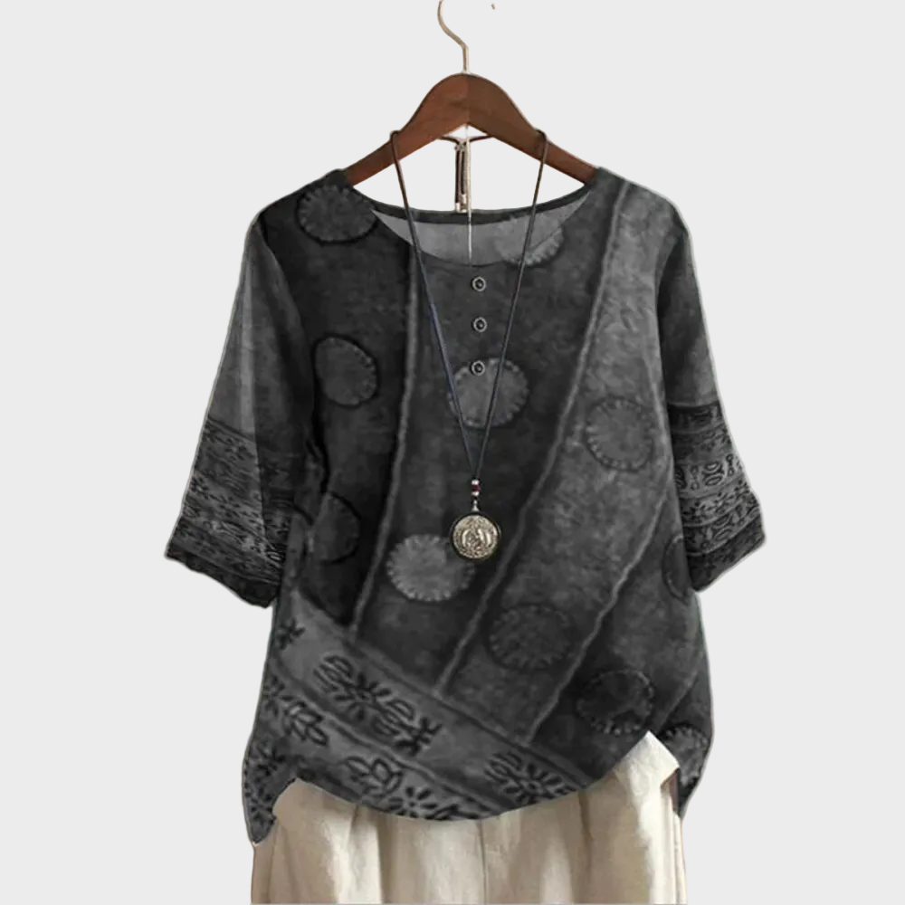 Valerie - Kolorowy boho-top